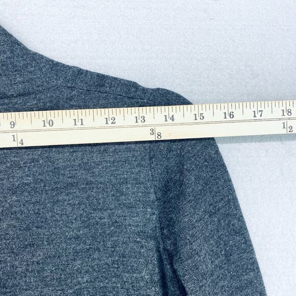 lafayette 148 Wool Sweater Womens S Gray Mock Neck Minimalist Quiet Luxury - Picture 7 of 11